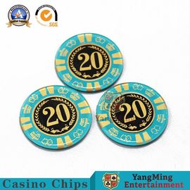 Custom Printing Clay Poker Chip /  RFID Casino Chip Cricular Shaped