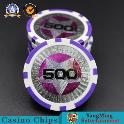 Qualité Jetons de poker européens de jeu de casino d'ABS 3-3.3MM Thinkness pour le jeu de divertissement de cadeau usine
