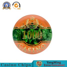 Professional Customized Casino Poker Chip Set 760pcs Round And Square