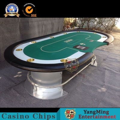Calidad Tabla Texas Hold del póker del casino de 6 colores ellos cuadrado Tbale del bacará con diez jugadores fábrica