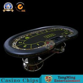 Custom Professional Casino Poker Table  MDF + Wood + PU Material Durable