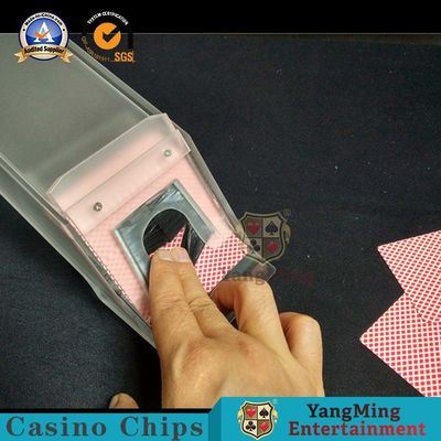 Qualität Plexiglas-Bürsten-Händler-Schuh-Kasino-Schlurfen für das Spielen von Texas Hold sie Schürhaken-Spielkarten Fabrik