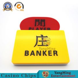 Gambling Poker Plastic Dealer Button For Game Club Exquisite Carving