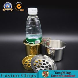 Water Holder Casino Game Accessories Baccarat Texas Poker Customize Clay Iron ABS Roulette Table Cup
