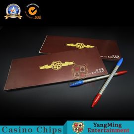 Electronic Baccarat Gambling Systems Recording Paper Showing Result