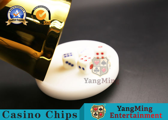Kualitas 15mm Standar Permainan Enam Sisi Penentu Dadu Untuk Pesta Klub Poker Game Mainan Perhiasan Dadu Plastik pabrik