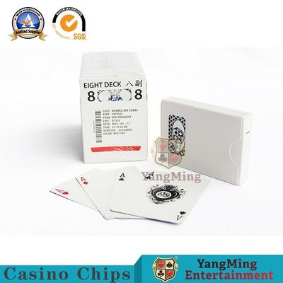 Jakość 100% niebieski czarny papier CMYK Reklama Poker Niestandardowa drukowanie Kasyno Kartki z niestandardowym logo fabryka