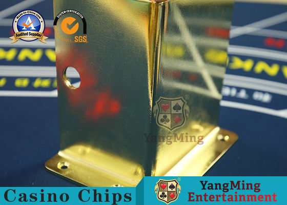 Calidad Los naipes de los accesorios de la tabla del póker del club del casino desechan el tenedor 8 que las cubiertas cardan el material del metal del portador fábrica