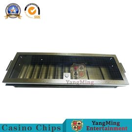 Single Layer Metal Float Customized Poker Chip Tray For Plaque Carrier