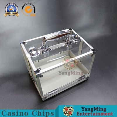 Qualité accessoires de jeu de casino de 600pcs 40mm autour de transporteur acrylique d'ABS de Chip Tray Clay Iron usine