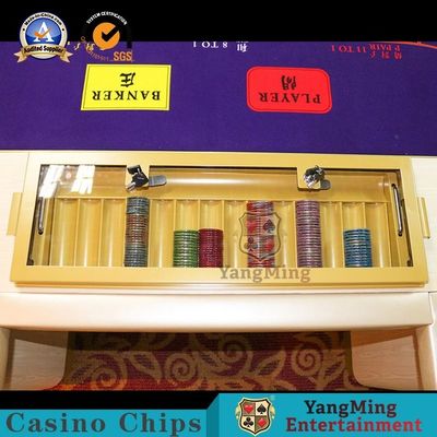 คุณภาพ โรงงานเดิม Custom Gambling 8-10 Player Layout Print Baccarat Texas โลโก้โต๊ะโป๊กเกอร์ ที่กําหนดเอง โรงงาน