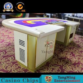 Macau Baccarat Gambling Poker Table / Fashion Dedicated RFID Poker Table