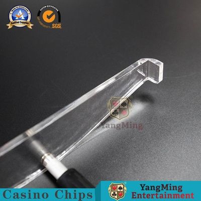 Qualité Râteau en plastique transparent escamotable de jetons de poker d'alliage d'aluminium d'accessoires de Tableau de tisonnier de baccara de roulette usine