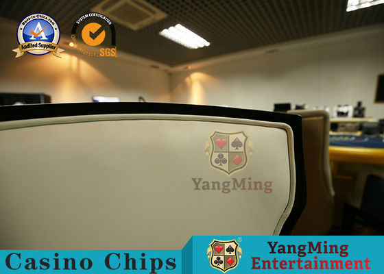Jakość Texas Poker Games Baccarat Tapicerowane skórzane krzesło z niestandardowym logo fabryka