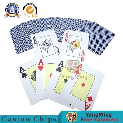 Qualità L'abitudine ha glassato l'indice standard 100% delle carte da gioco di plastica impermeabile fabbrica