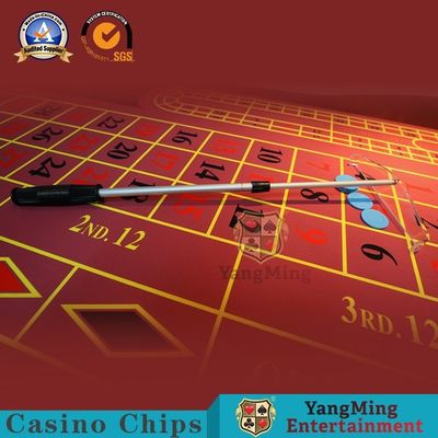 Kualitas Roulette Chip Rake Poker Aluminium Alloy Retractable Baccarat Poker Gambling Products Kartu Besi Chips Code Receiver pabrik