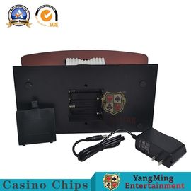 Single Wood Gambling Playing Card Shuffler 1-2 Deck Poker VIP Club Casino Card Shuffler