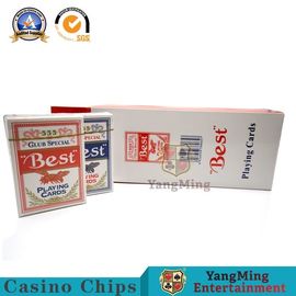 Blue Core Paper Playing Cards For Poker Club Panton Printing SGS Certficate