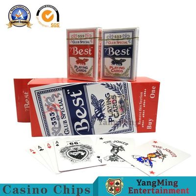 Qualidade A tradição azul Papper do núcleo carda cartões de jogo de jogo de Papper dos acessórios da tabela da espessura de 88*63mm fábrica
