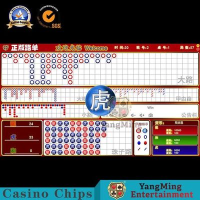 Qualità Interfaccia di lusso di Dragon Poker Cards System Intelligent della Tabella del club del casinò VIP dei sistemi di gioco del baccarat fabbrica