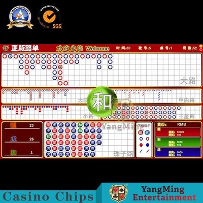 Qualità Interfaccia di lusso di Dragon Poker Cards System Intelligent della Tabella del club del casinò VIP dei sistemi di gioco del baccarat fabbrica