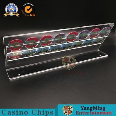Qualità Diametro di Chips Holder 40mm della Tabella del baccarat della ruota di roulette intorno a Chips Display 16PCS fabbrica
