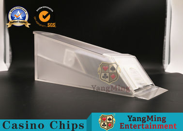 High - Foot Matte 8 Decks Playing Card Dealer Shoe With Customized Logo