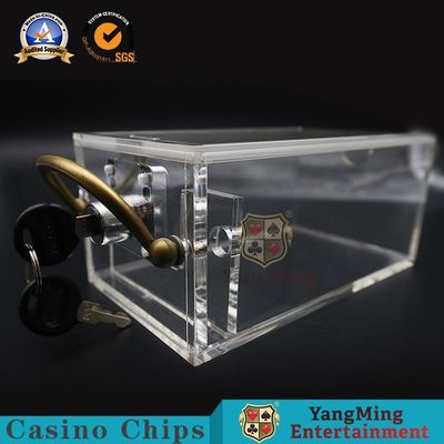 Chất lượng Hộp tiền mặt có thể khóa dày 5mm / Hộp giao hàng thẻ mini 6 tầng nhà máy