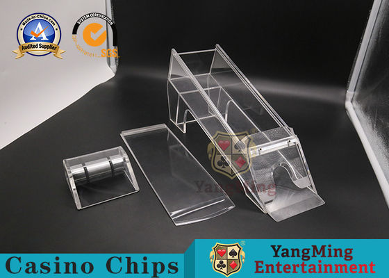 الجودة التخصيص Full Clear 8 Deck Card Shoe Standard أوراق اللعب آلة التعامل مع البطاقات مصنع