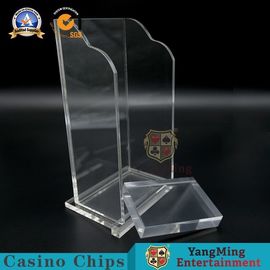 Plastic 8 Decks Playing Card Discard Holder / Box Casino Poker Table Games Dedicated Accessories