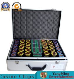 Original Custom Aluminum Alloy Poker Chips Case Standard Size Handle RFID Chips Carrier Box