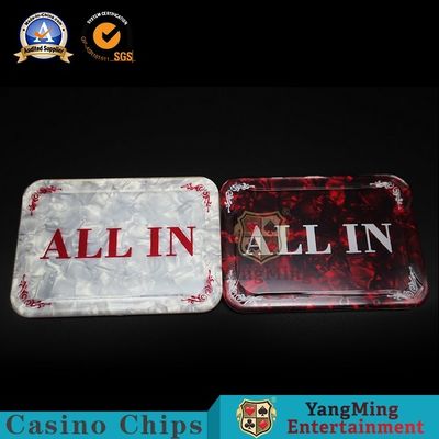Qualità La scommessa di gioco dei giochi della Tabella del poker del Texas Holdem del bottone su ordinazione del commerciante vince la marca fabbrica