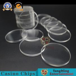 Gambling Casino Club Dedicated Acrylic Chips Separator 40mm Diameter Round Chips