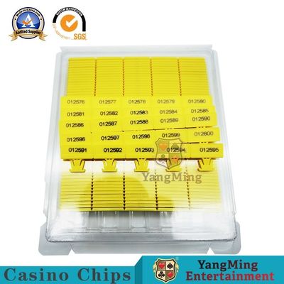 Jakość Ekologiczne kasyno Akcesoria do gier Klub VIP Karty dealera Pudełko Pieczęć zabezpieczająca 3 rodzaje Standardowy kolor fabryka