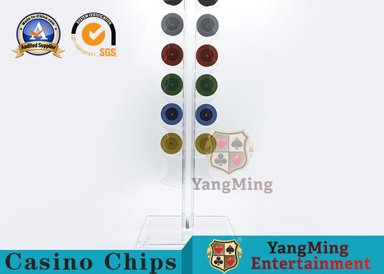 คุณภาพ คาสิโน อะคริลิค โป๊กเกอร์ ชิปโปร่งใส เคส โต๊ะเล่นพนัน ชิปพลาสติก โทรพนัน รูเล็ต คาสิโน โรงงาน