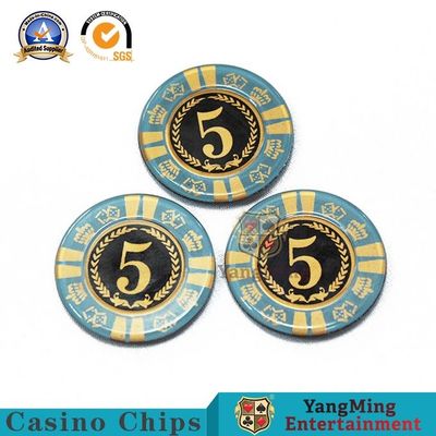 Quality Transparent Acrylic Crystal Casino Poker Chips Table Accessories For Casino Game factory