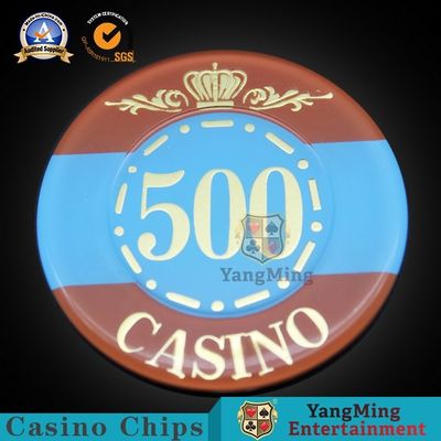 Quality Crown Chip Invisible Casino Poker Chips Anti Counterfeiting factory