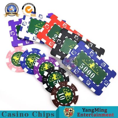 760 Pcs American ABS Clay Poker Fancy Chip Set Texas Holde’M Game Iron Core Anti-Counterfeiting Chip Set
