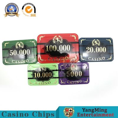 Quality 760 Chip Set Texas Black Jack Bronzing Chip Two-Layer Acrylic Anti-Counterfeit Chip Spot Support Customization factory