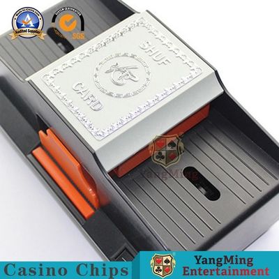 Kualitas 6V 2 Professional Plug In Poker Automatic Card Shuffler Dealer pabrik