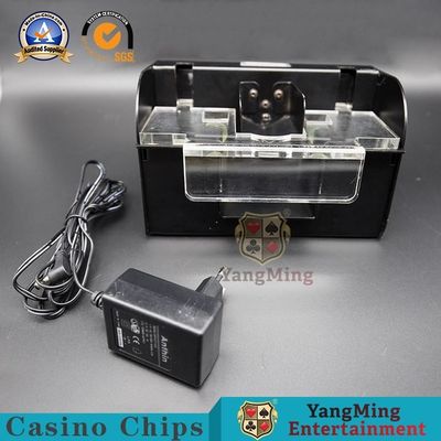 Qualidade Shuffler de aço inoxidável preto feito sob encomenda 1 automático do pôquer do metal 2 plataformas fábrica