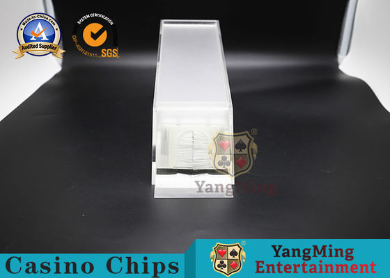 Kwaliteit De gloednieuwe Dikke Acrylsteen van de 8-paar van de Fabrikantencustom-made sole card Pookhandelaar Laarzen van de Handelaarsshuffler fabriek