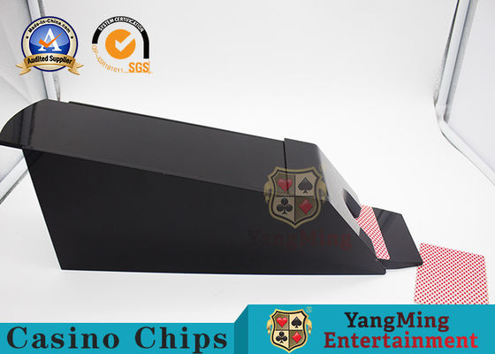 Qualidade Todo o negociante fechado do pôquer de Texas Table Card Game 8PairsOf da bacará do negociante do cartão de Alto-pé preto carreg acessórios da bancada fábrica