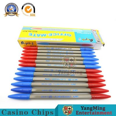 Qualität System-rote und blaue Aufzeichnung Pen Poker Table der Bakkarat-Spiel-elektronischen Anzeige Fabrik