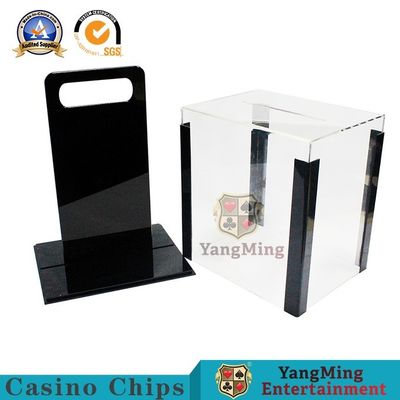 Quality Translucent Texas Clay Poker Chip Coin Case 1000 Pieces Of 40mm Diameter Round  Acrylic Anti-Counterfeiting Chips Case factory