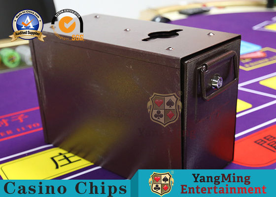Qualità Accessori del gioco del casinò di doppio strato del metallo con contanti chiudibili a chiave fabbrica