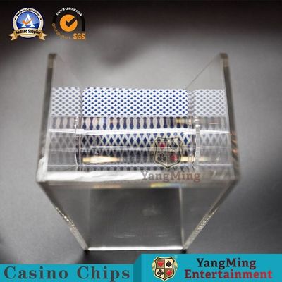 Kualitas Meja Poker Baccarat Akrilik Sepenuhnya Transparan Kristal Tebal pabrik