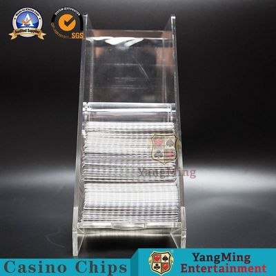 Kualitas Meja Poker Baccarat Akrilik Sepenuhnya Transparan Kristal Tebal pabrik