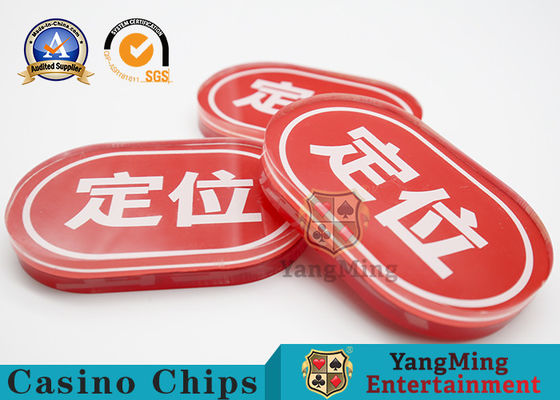 Jakość Pozycjonowanie Akcesoria do stołu do pokera w kasynie Przezroczysty akryl fabryka