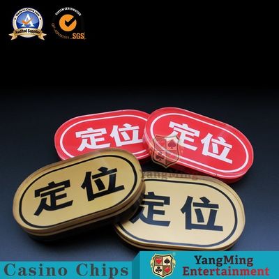 Acrylic Casino Game Accessories Positioning Plate Double Sided